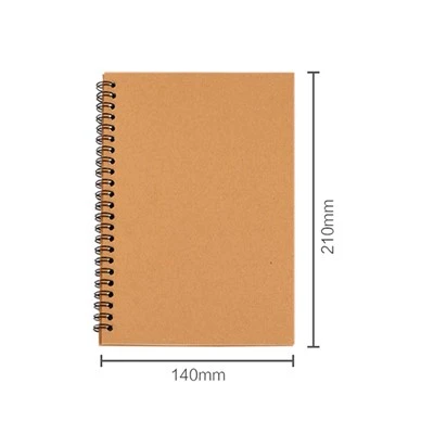Beige Spiral Notebook